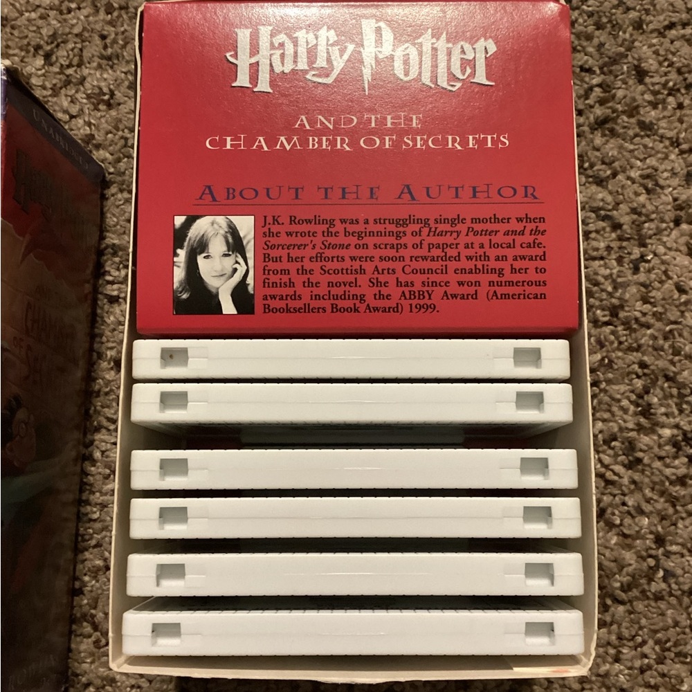 Harry Potter and the Chamber of Secrets on 6 cassettes (1999)